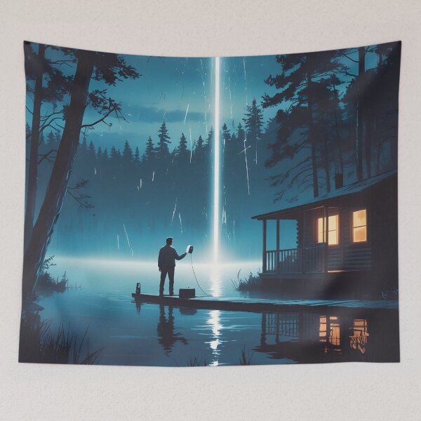 Item preview, The Signal at Red Lake designed and sold by AlienInkvasion.