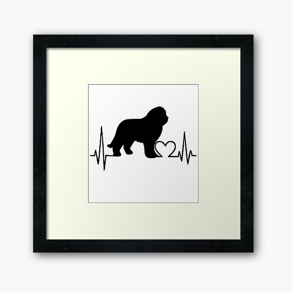 Item preview, Old English Sheepdog Heartbeat – Unique Design for Sheepdog Lovers designed and sold by GoodyPaws.