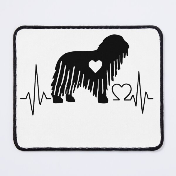 Item preview, Komondor Heartbeat – Unique Design for Komondor Lovers designed and sold by GoodyPaws.