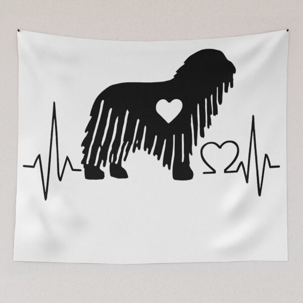 Item preview, Komondor Heartbeat – Unique Design for Komondor Lovers designed and sold by GoodyPaws.