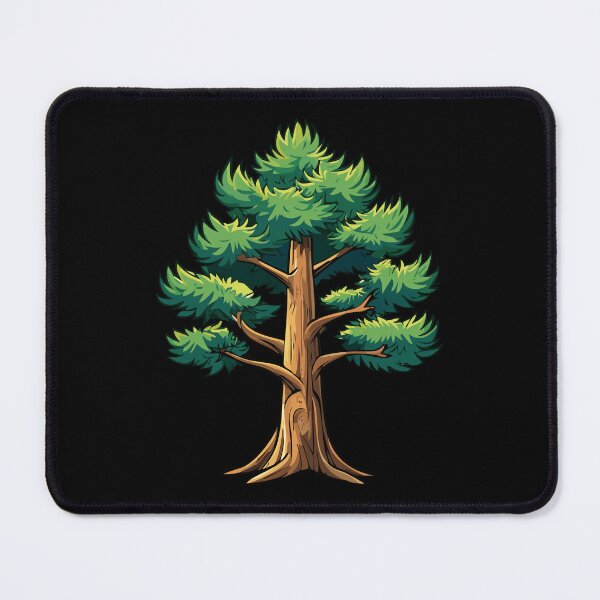 Item preview, Evergreen forest, wild nature trees templates, illustration woodland trees, Various coniferous trees against a white background, showcasing diverse tree shapes and form designed and sold by Danler.