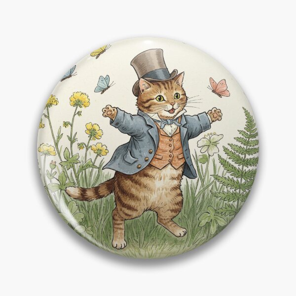 Item preview, "The Dapper Cat's Spring Waltz" – A Cheerful Woodland Showman designed and sold by Pasteltone.