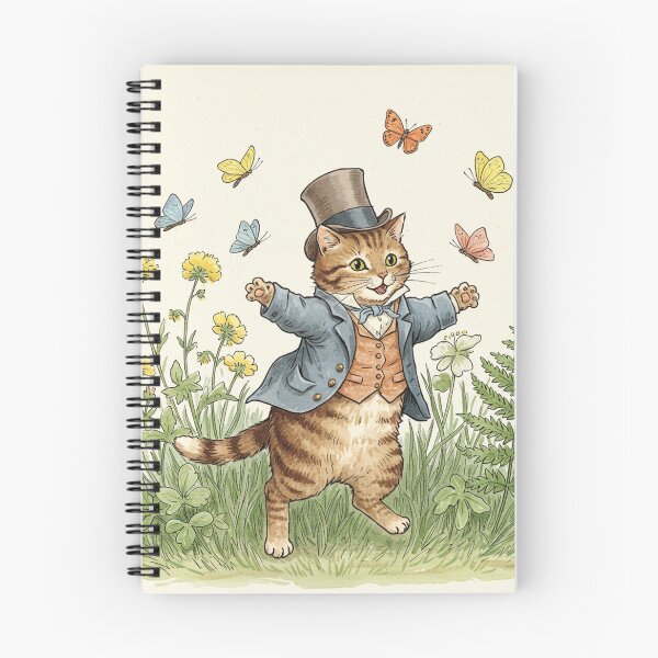 Item preview, "The Dapper Cat's Spring Waltz" – A Cheerful Woodland Showman designed and sold by Pasteltone.