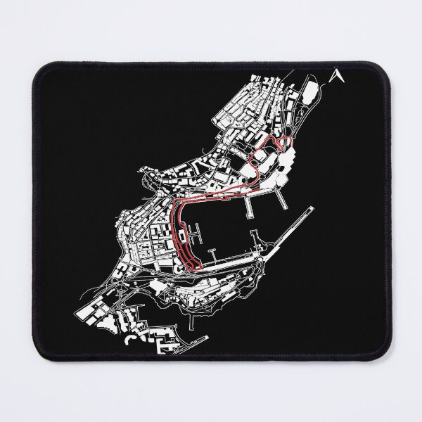 Item preview, Monte Carlo - Monaco Track Map Gifts designed and sold by RyanTee-Awesome.