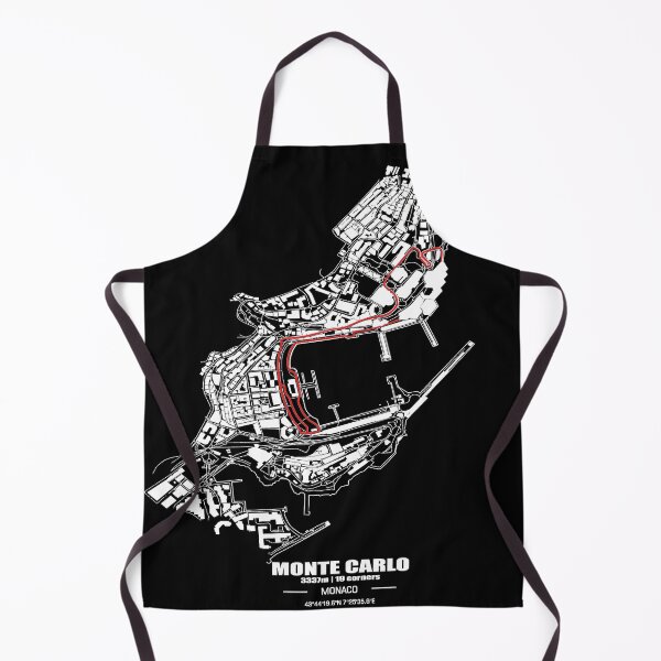 Item preview, Monte Carlo - Monaco Track Map Gifts designed and sold by RyanTee-Awesome.