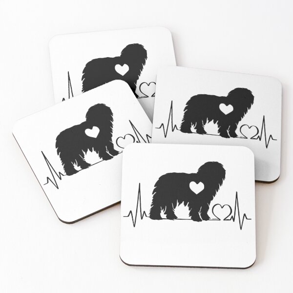 Item preview, Bergamasco Shepherd Heartbeat – Unique Design for Bergamasco Lovers designed and sold by GoodyPaws.