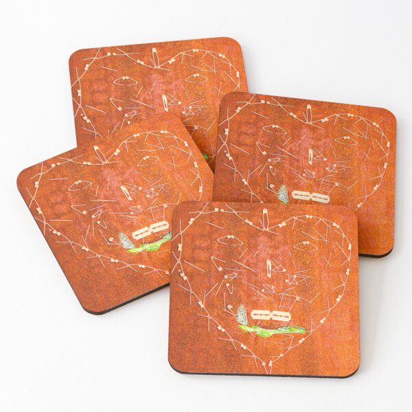 Item preview, Pain In & Out Orange Heart RZ 8/23 designed and sold by Unlimited Imagination .