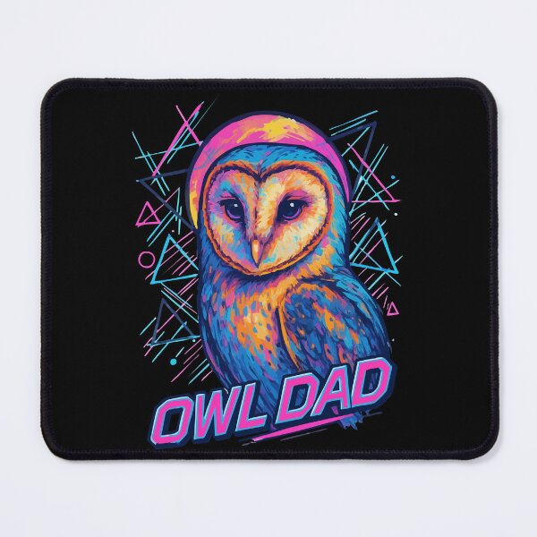 Item preview, Cute Owl Dad Vaporwave designed and sold by TomFrontierArt.