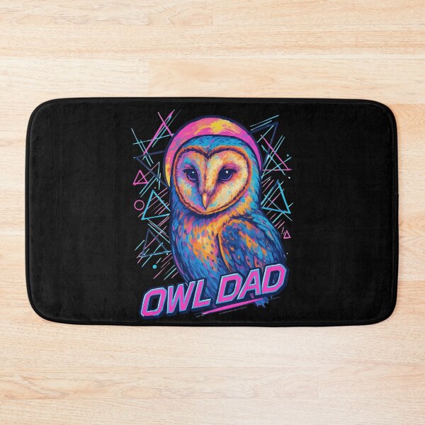 Item preview, Cute Owl Dad Vaporwave designed and sold by TomFrontierArt.