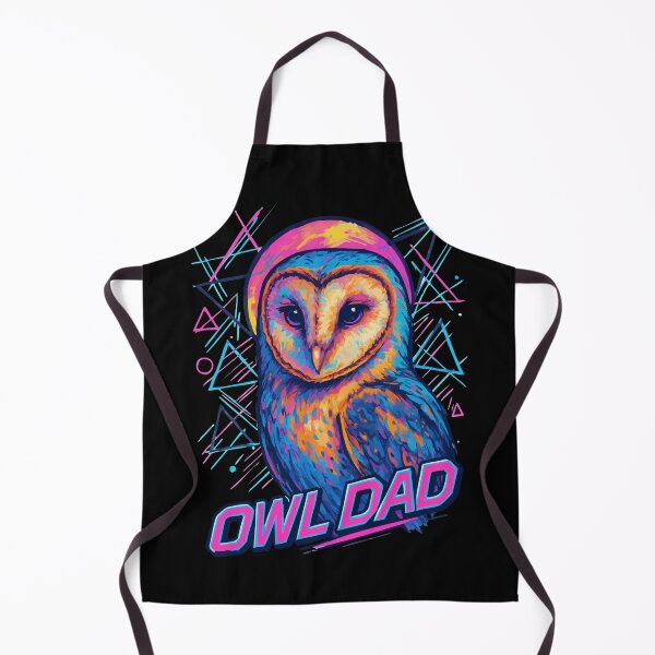 Item preview, Cute Owl Dad Vaporwave designed and sold by TomFrontierArt.