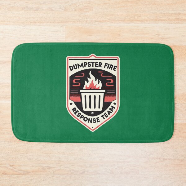 Item preview, Dumpster Fire Response Team // Vintage Badge Style  designed and sold by Scaryzz.