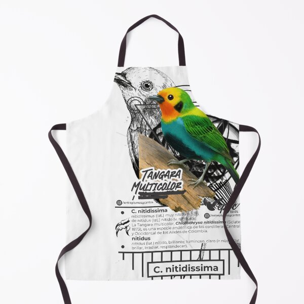 Item preview, Multicolored tanager designed and sold by plumasycantos.