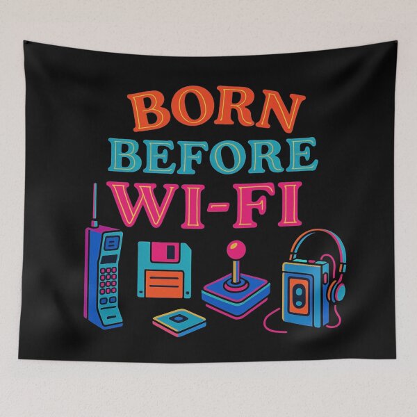 Item preview, Born Before WiFi (2) designed and sold by PhansCustoms.