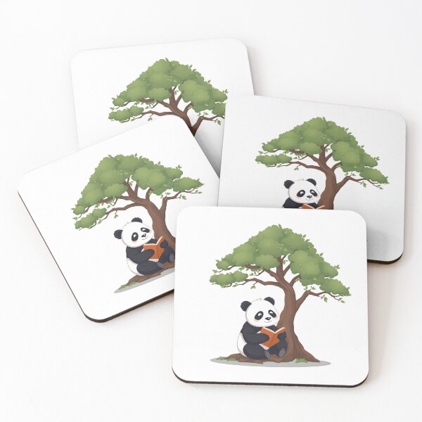 Item preview, Cute Panda Reading Under Tree Illustration designed and sold by AbdS07.