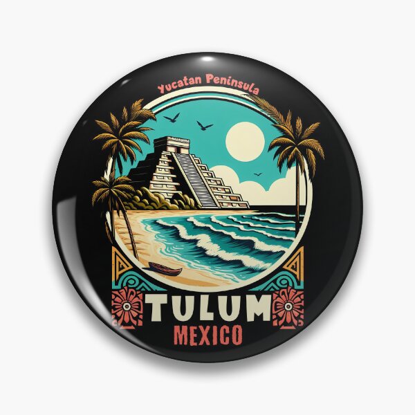 Item preview, Tulum Mexico Vintage Style Travel Destinations designed and sold by DarekShop.
