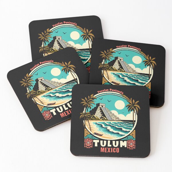 Item preview, Tulum Mexico Vintage Style Travel Destinations designed and sold by DarekShop.