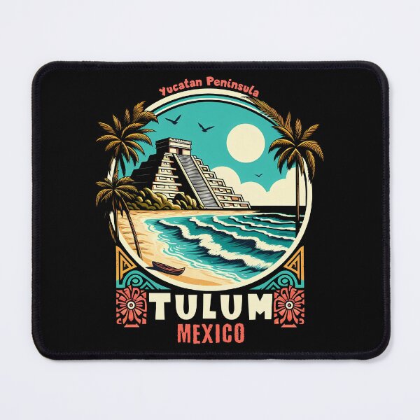 Item preview, Tulum Mexico Vintage Style Travel Destinations designed and sold by DarekShop.