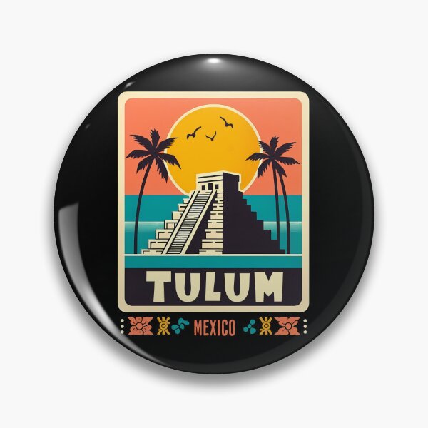 Item preview, Tulum Mexico Vintage Style Travel Destinations designed and sold by DarekShop.