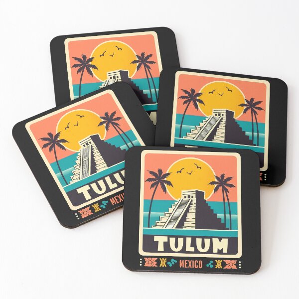 Item preview, Tulum Mexico Vintage Style Travel Destinations designed and sold by DarekShop.