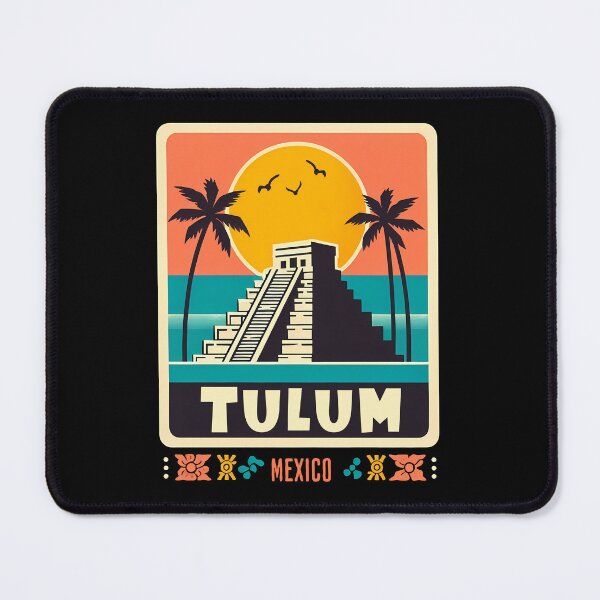 Item preview, Tulum Mexico Vintage Style Travel Destinations designed and sold by DarekShop.