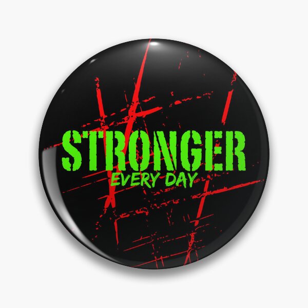 Item preview, Powerful Inspirational Words। Stronger Everyday designed and sold by typoinspired.