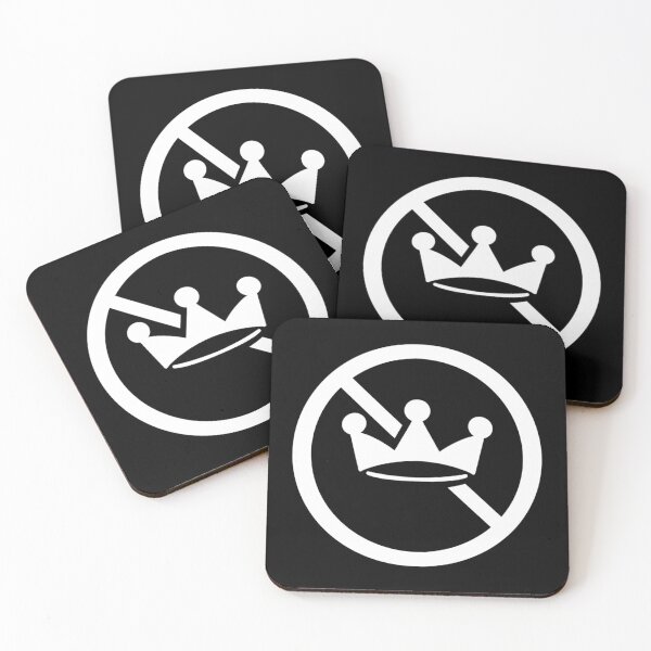 Item preview, No Kings Sign White designed and sold by The Uncanny Mountain.