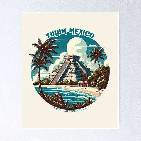 Item preview, Tulum Mexico Yucatan Peninsula Travel  designed and sold by DarekShop.