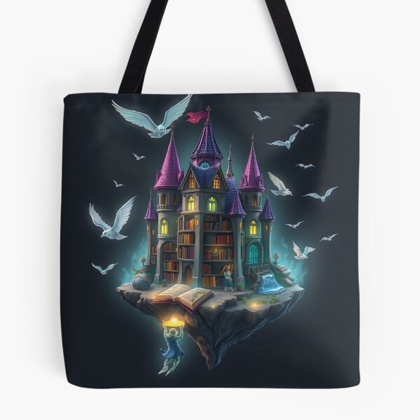 Item preview, Floating Magic Library Castle with Doves designed and sold by AbdS07.