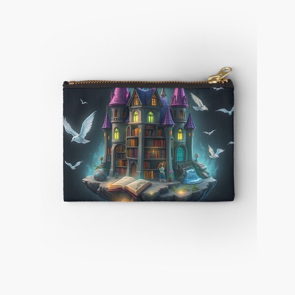 Item preview, Floating Magic Library Castle with Doves designed and sold by AbdS07.