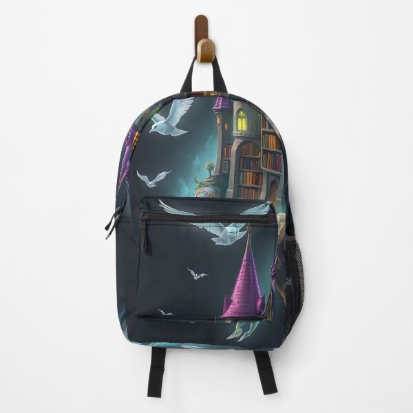 Item preview, Floating Magic Library Castle with Doves designed and sold by AbdS07.