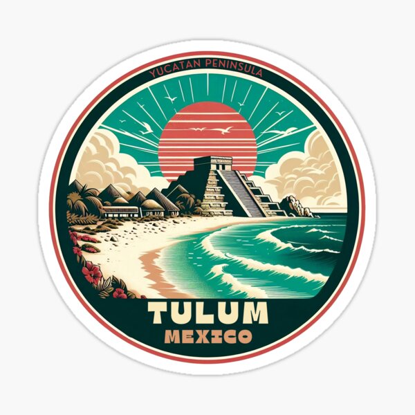 Item preview, Tulum Vintage Style Travel Destinations designed and sold by DarekShop.