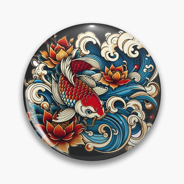Item preview, Swimming Koi Design designed and sold by InklingCo.