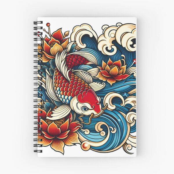 Item preview, Swimming Koi Design designed and sold by InklingCo.