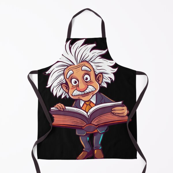 Item preview, Cartoon Einstein Reading Big Open Book designed and sold by AbdS07.