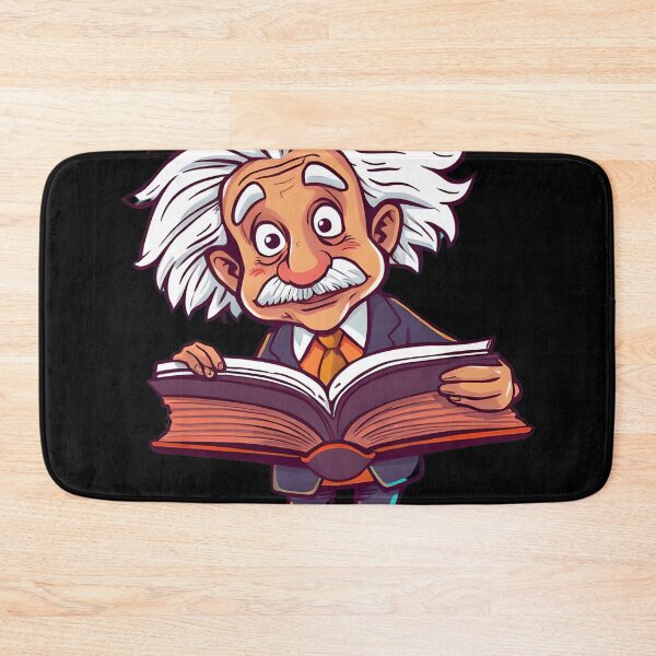 Item preview, Cartoon Einstein Reading Big Open Book designed and sold by AbdS07.
