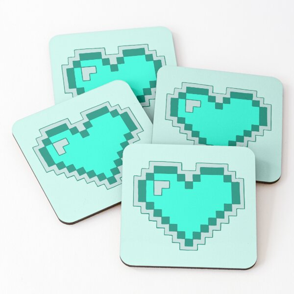 Item preview, 8 Bit Heart. (Diamond) designed and sold by ZakAlsoDraws.