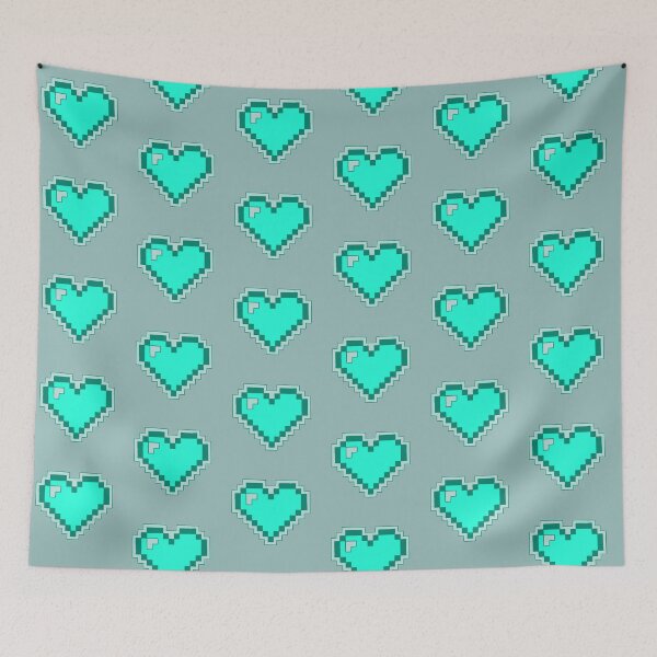Item preview, 8 Bit Heart. (Diamond) designed and sold by ZakAlsoDraws.