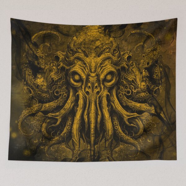 Item preview, Eldritch Horror monster Cthulu designed and sold by BloodyTeapot.