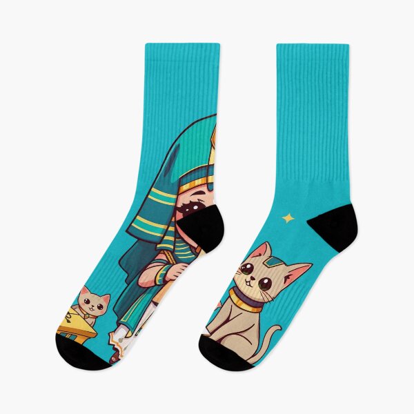 Item preview, Kawaii Egyptian Girl Scholar with Cats and Books designed and sold by AbdS07.