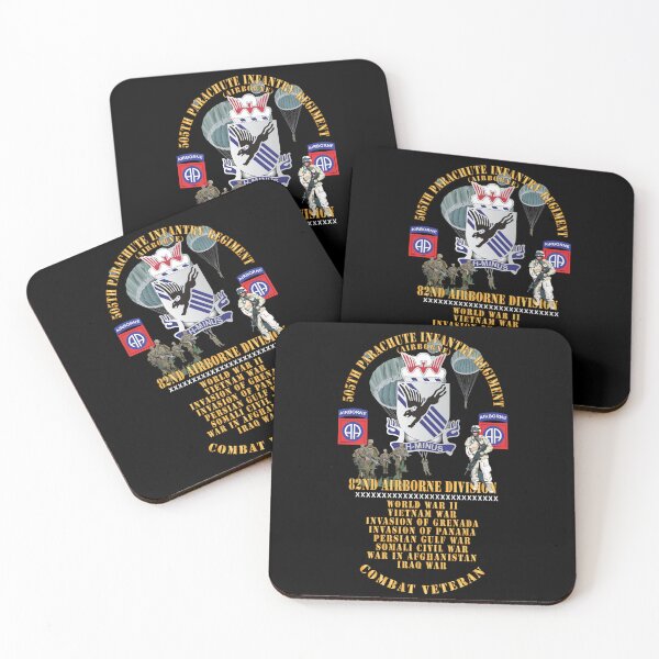 Item preview, Army - Combat Vet w 505th PIR - 82nd Airborne  w Campaigns - Soldiers - SSI X 300 designed and sold by Military Insignia Products.