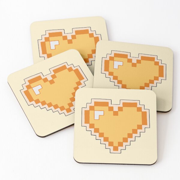 Item preview, 8 Bit Heart. (Summer) designed and sold by ZakAlsoDraws.