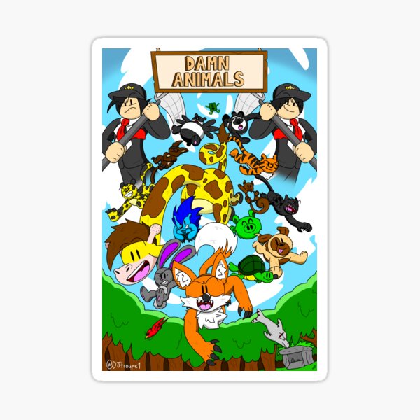 Artikel-Vorschau von Verdammte Tiere Poster, designt und verkauft von DJtroupe's Artwork.