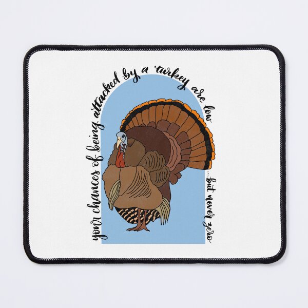 Item preview, Turkey Attacks designed and sold by Wilder Blue Studio.