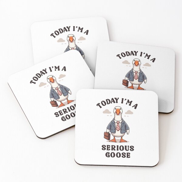 Item preview, Today I’m a Serious Goose // Funny Geese Humor designed and sold by Scaryzz.