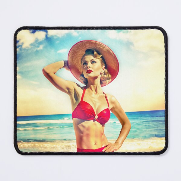 Item preview, Bikini model at the beach designed and sold by Made-by-Gus.