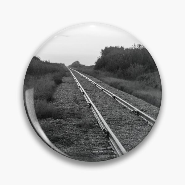 Item preview, Railway Track into Horizon Black/White designed and sold by Don Arsenault.