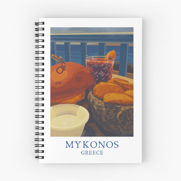 Item preview, Mykonos Mornings - Delicious Vibes  designed and sold by Lunardreams54.