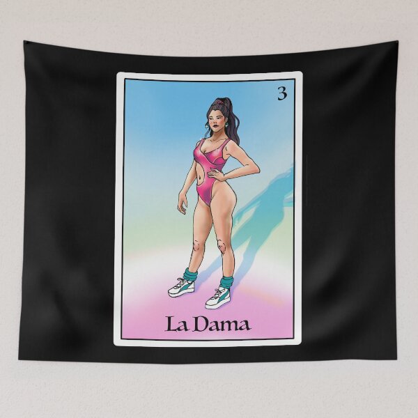 Item preview, The Lady Mexican lottery card No. 3 redesigned designed and sold by CecyLL.
