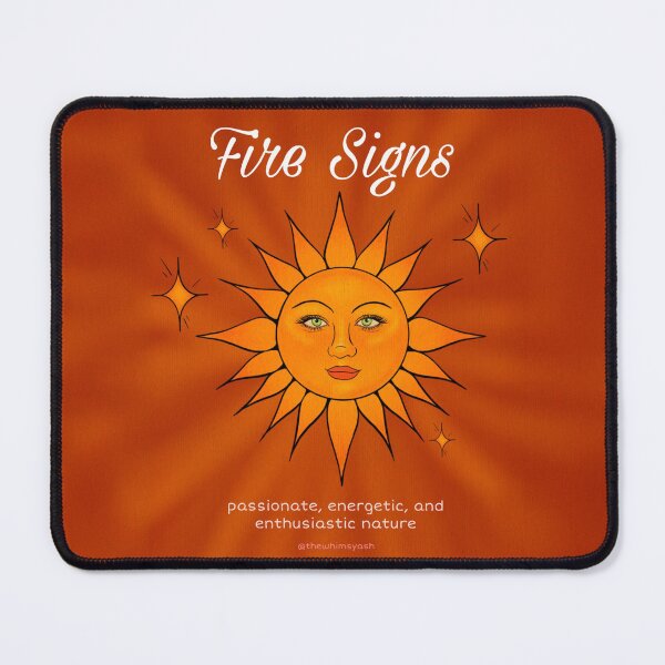 Item preview, Fire Signs Zodiac Sun Face designed and sold by thewhimsyash.