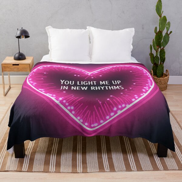 Item preview, You Light Me Up In New Rhythms Neon Heart designed and sold by Owcomm.